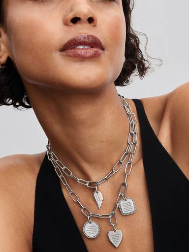 Engravable Openable Heart Tag Pendant