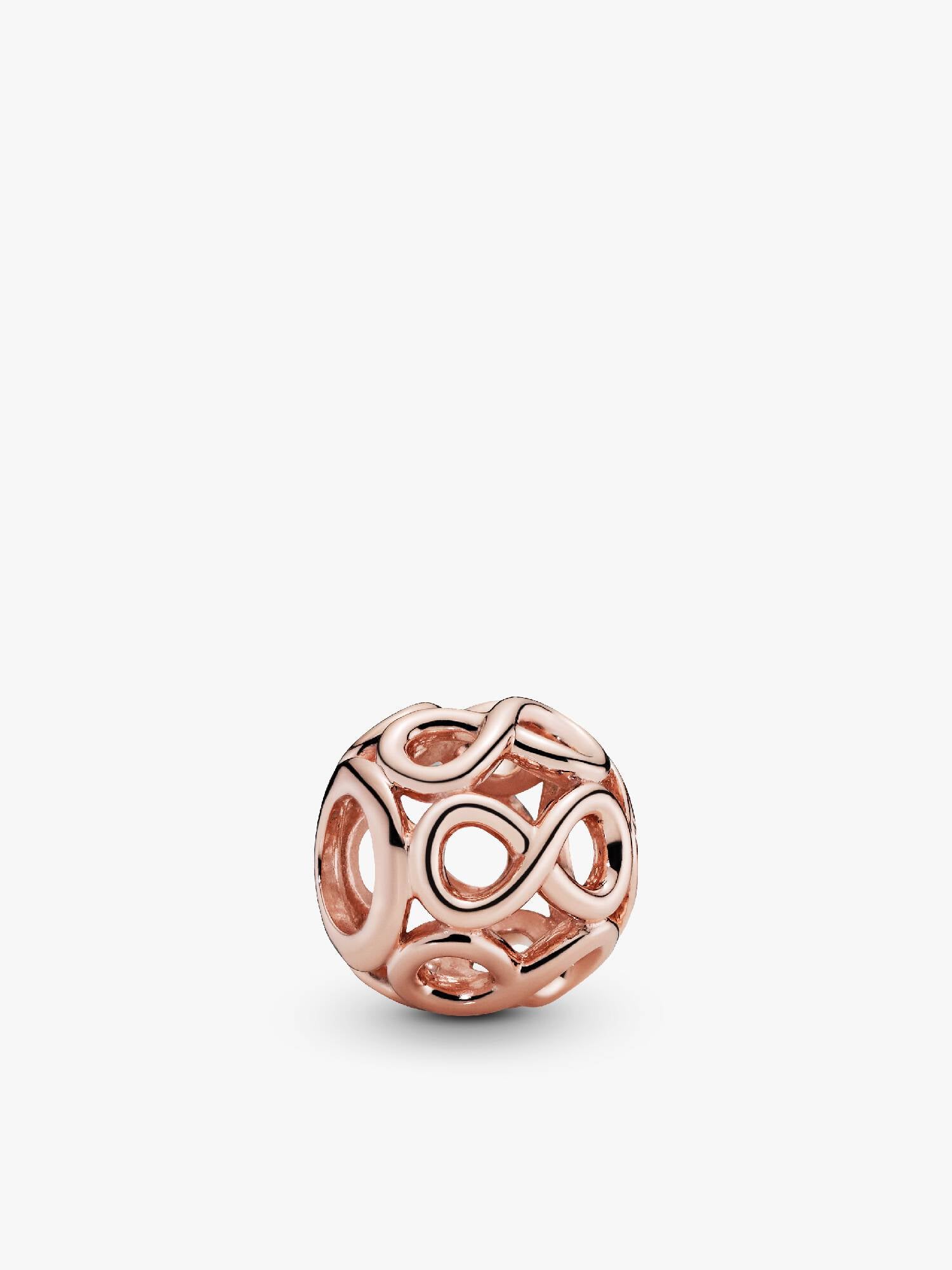 14k Rose gold-plated infinity charm