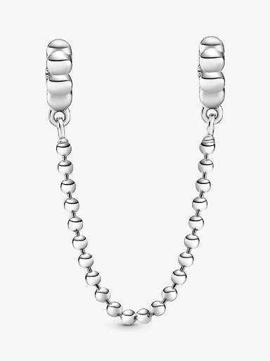 Beads & Pavé Safety Chain Charm