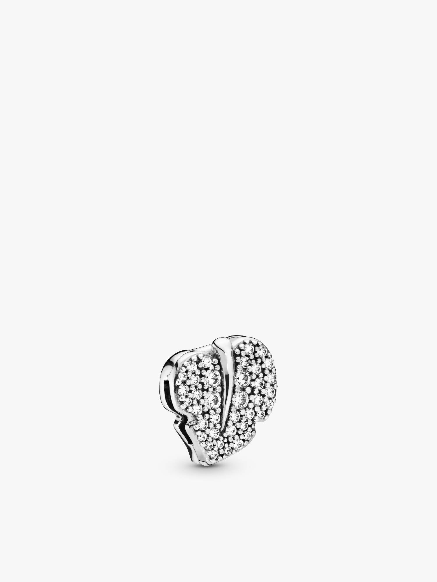 Sparkling Leaf Clip Charm