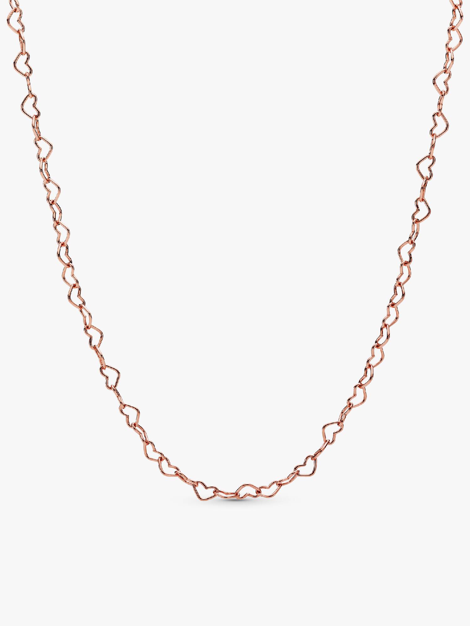 Joined hearts Pandora Rose necklace