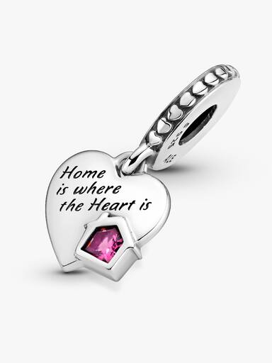 Love My Home Heart Dangle Charm
