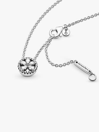 Sparkling Snowflake Collier Necklace