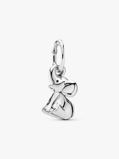 Elephant silver dangle