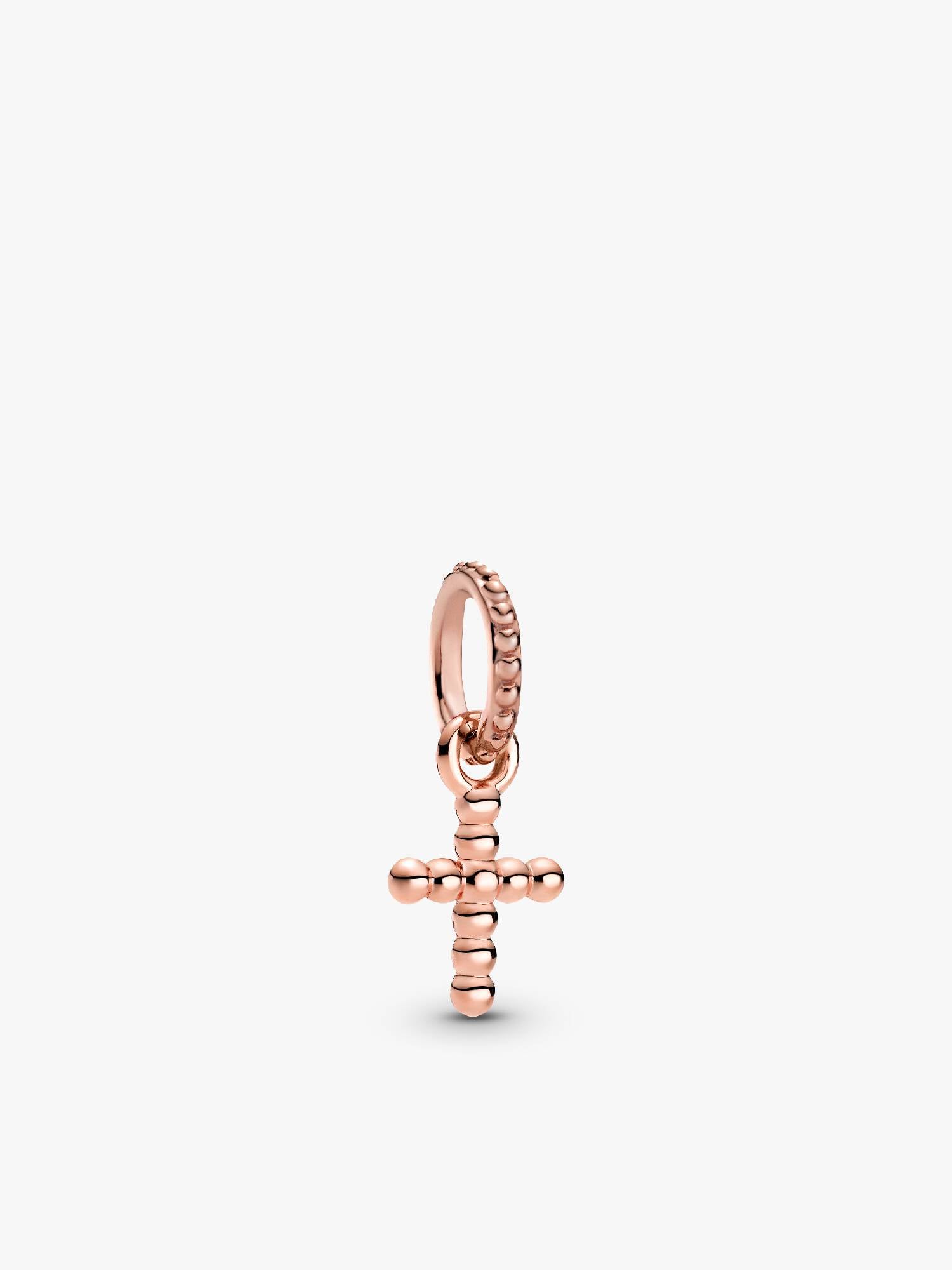 Beaded Cross Dangle Charm