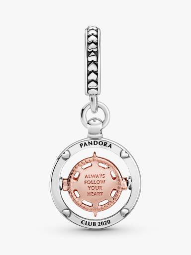 Pandora Club 2020 Compass Dangle Charm