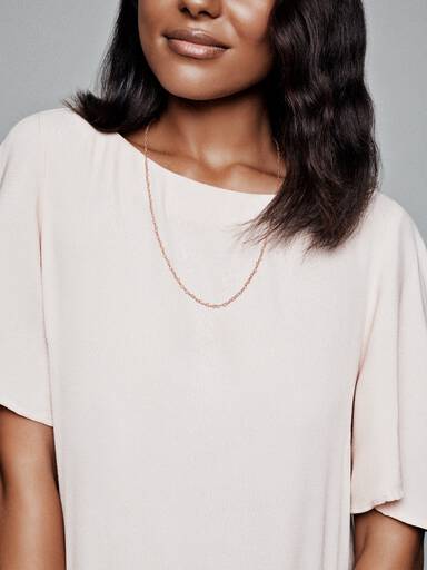 Joined hearts Pandora Rose necklace