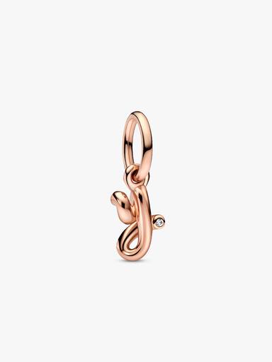 Letter y Script Alphabet Dangle Charm