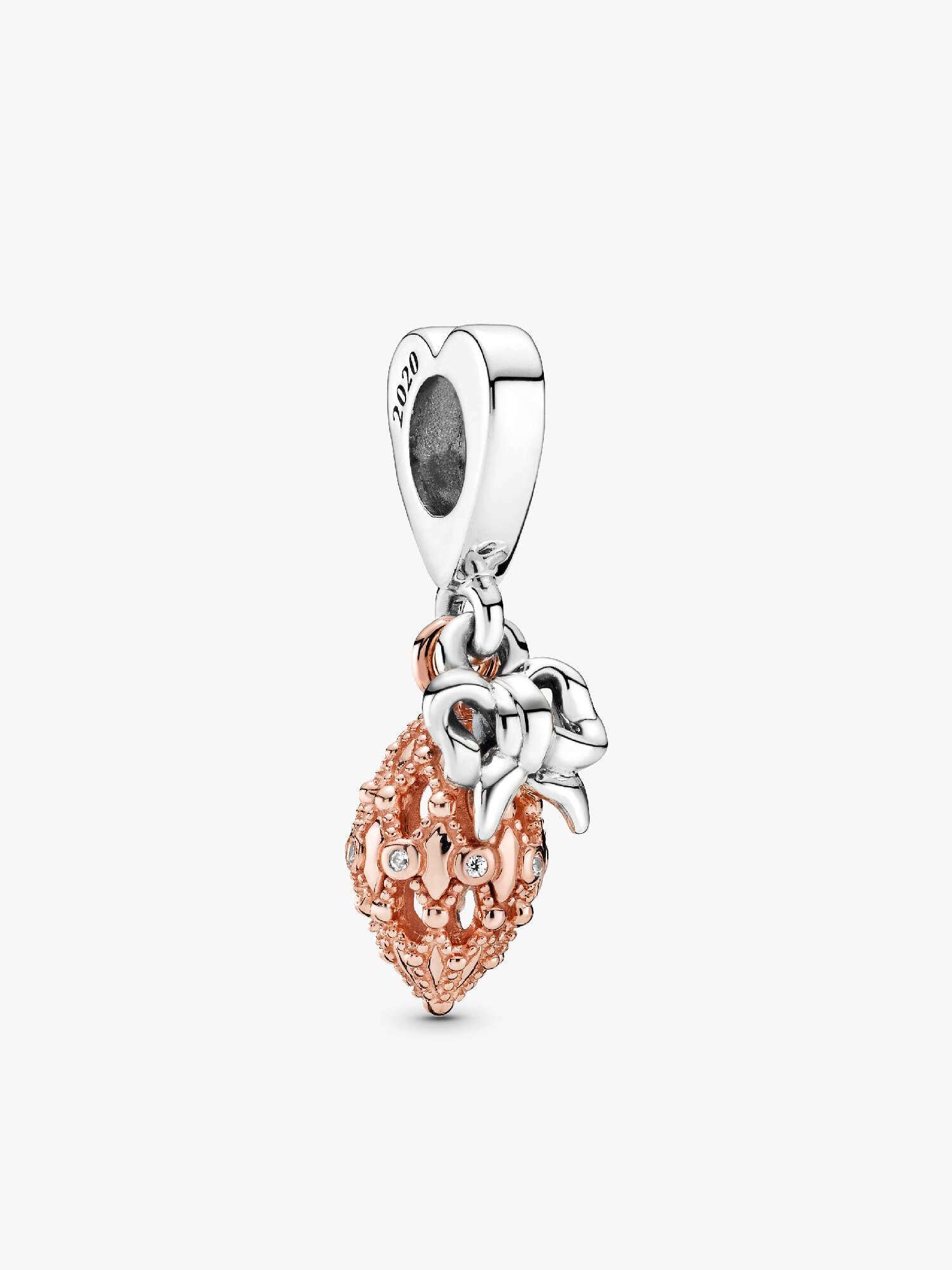 Decorative Ornament Two-Tone Dangle Charm