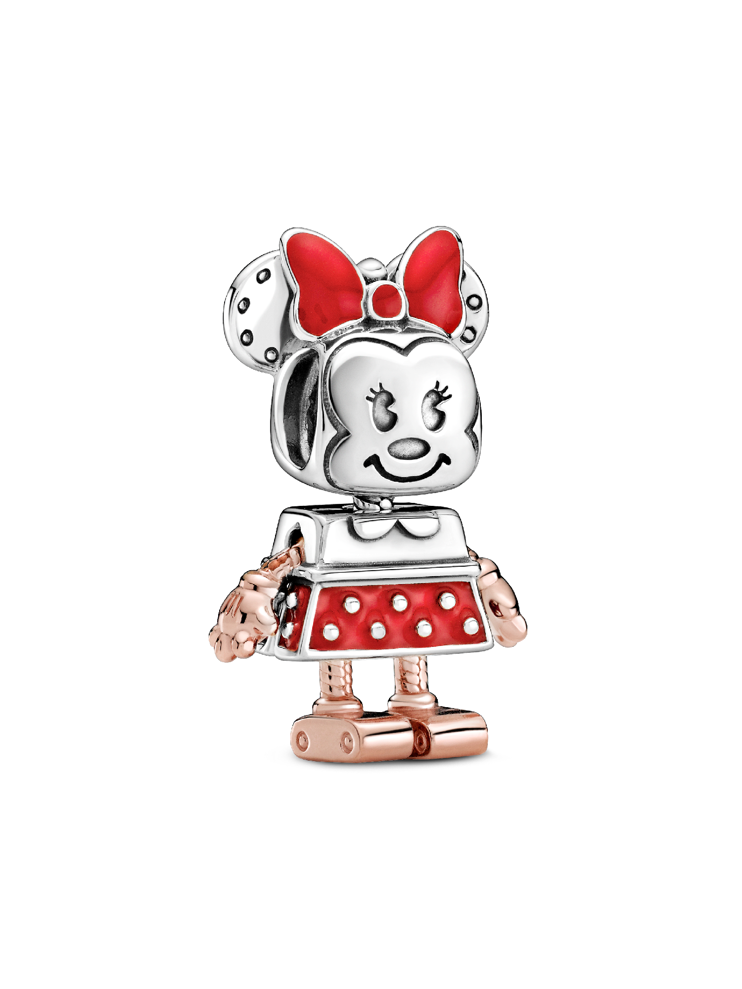【新品】PANDORA コラボ チャーム ロボットミニー クロス＆ポーチ付き Disney Minnie Mouse Robot Charm | Two-tone | Pandora ZA