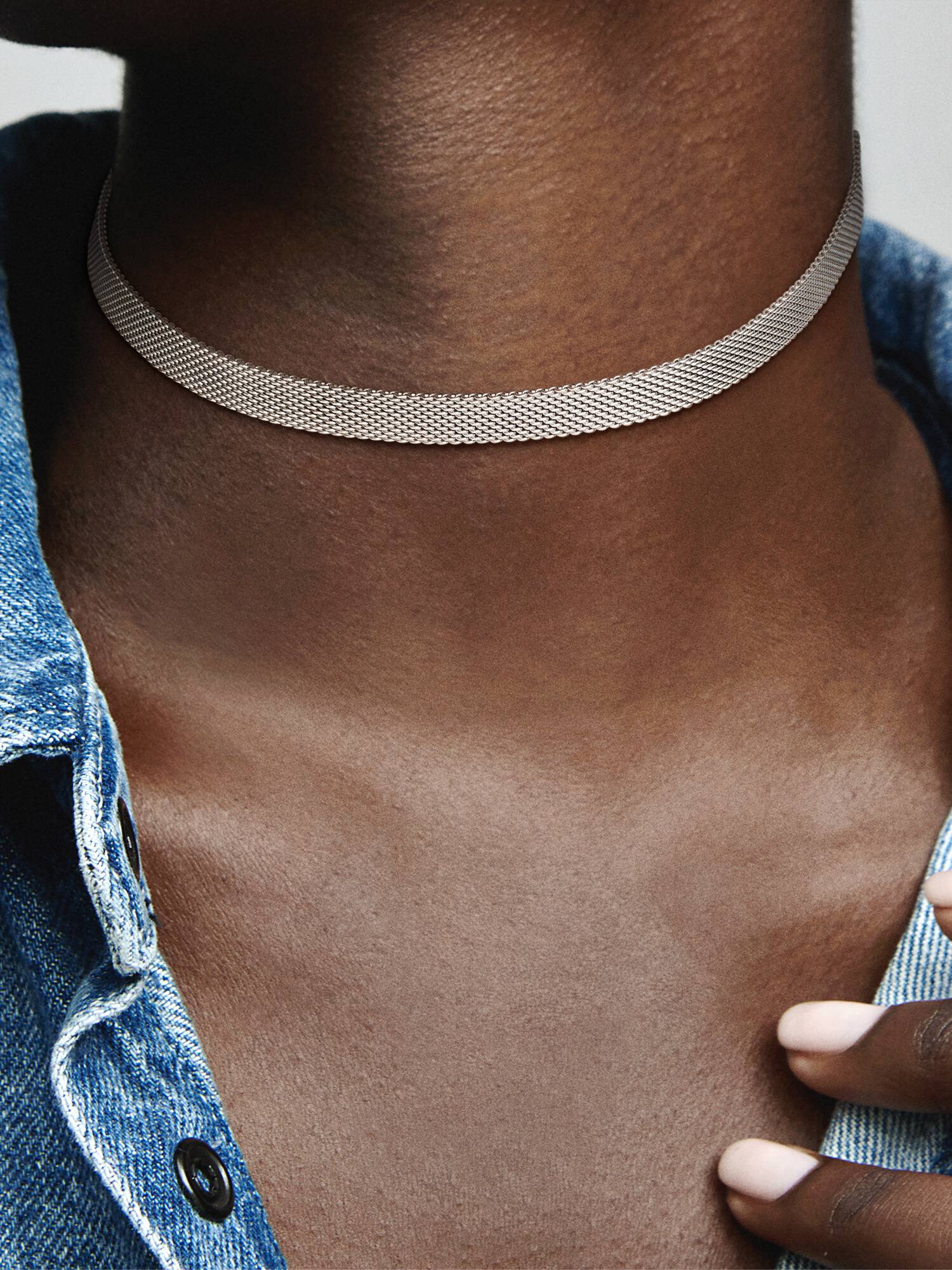 Pandora Reflexions Mesh Choker Necklace