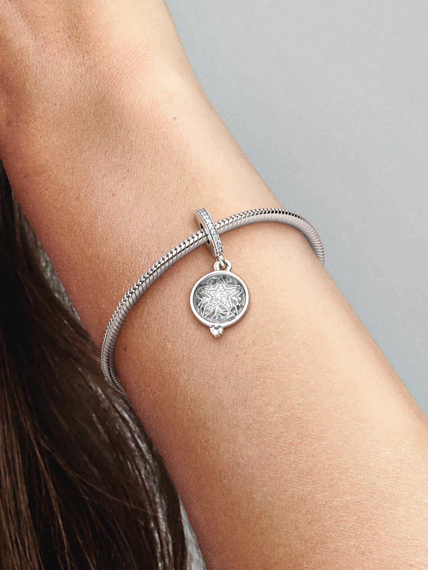 Magnified Star Double Dangle Charm