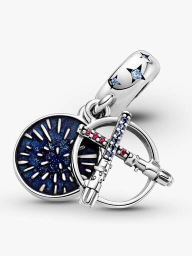 Star Wars Lightsaber Double Dangle Charm