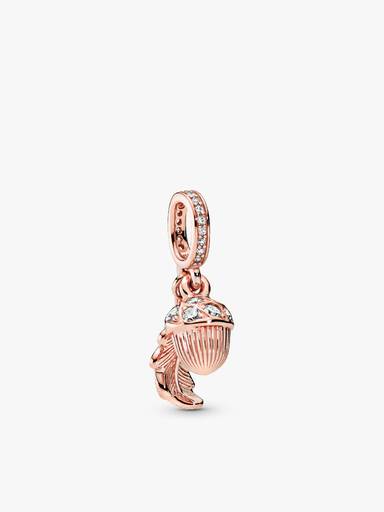 Acorn & Leaf Dangle Charm