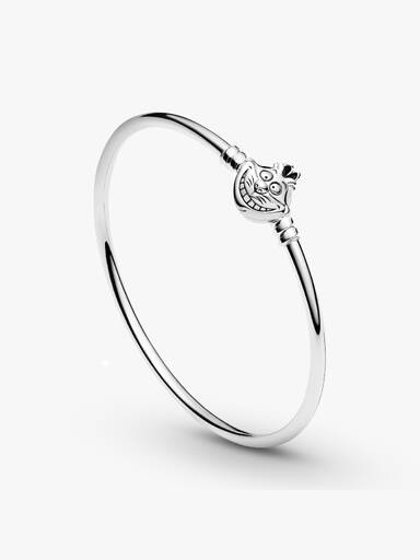 Disney Alice in Wonderland Cheshire Cat Clasp Pandora Moments Bangle