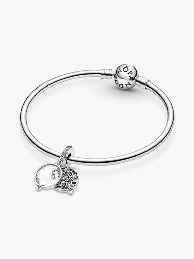 Magnified Star Double Dangle Charm