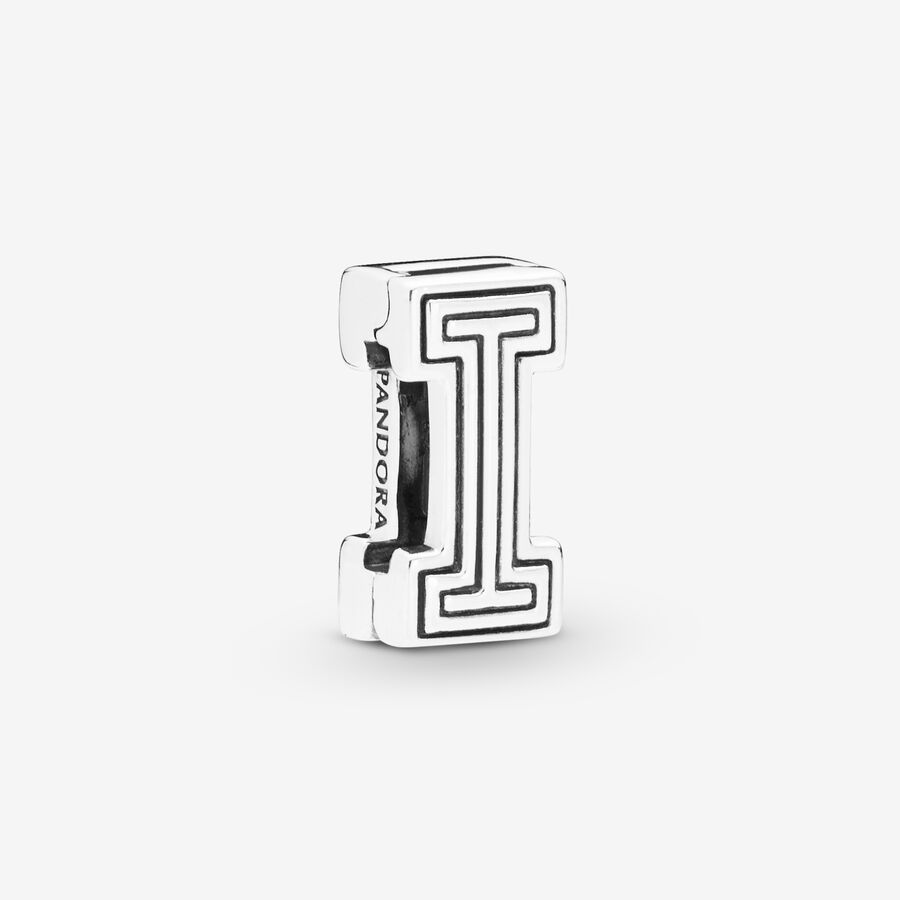 Pandora Reflexions letter I silver clip charm image number 0
