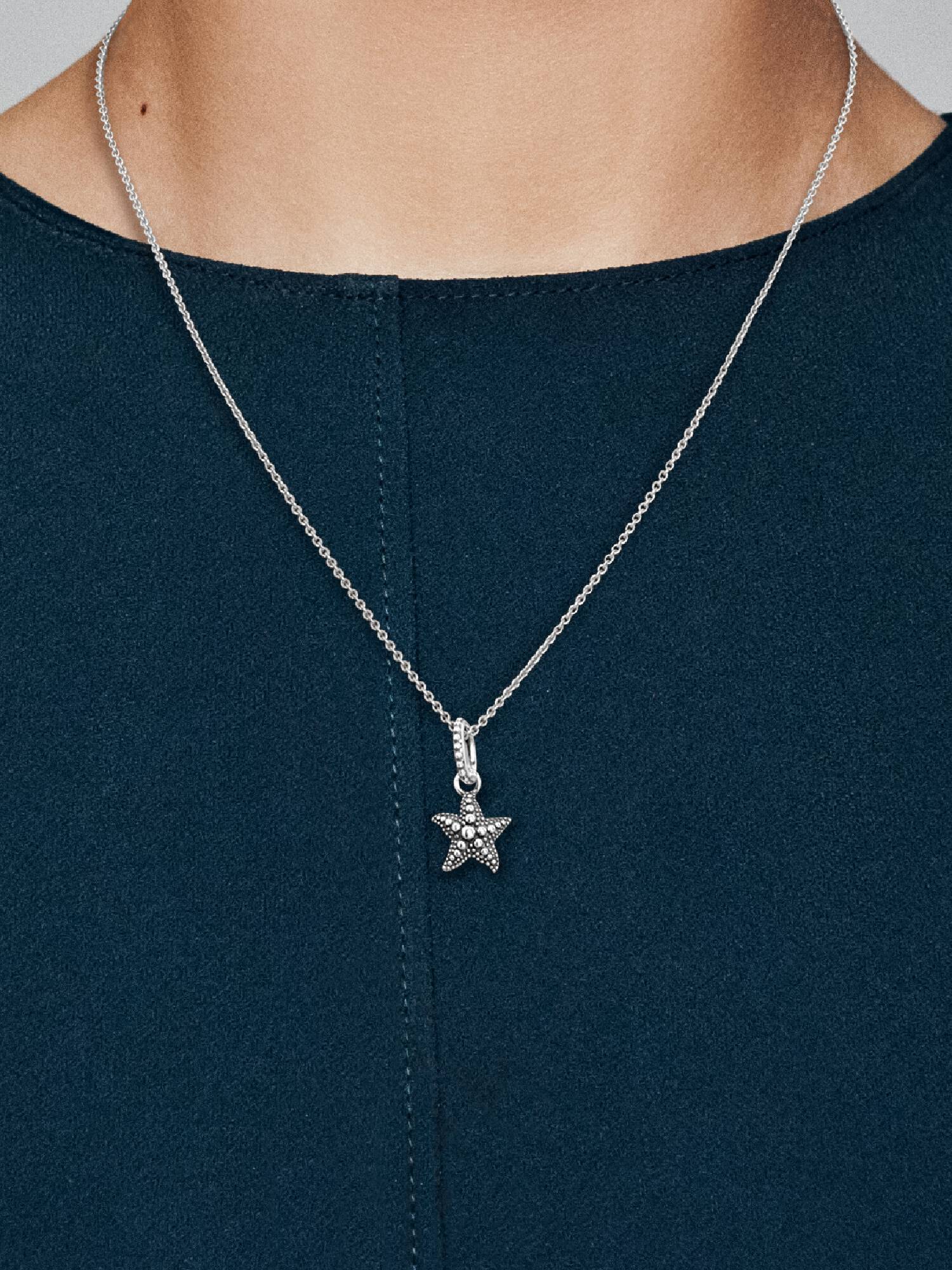 Beaded Starfish Pendant