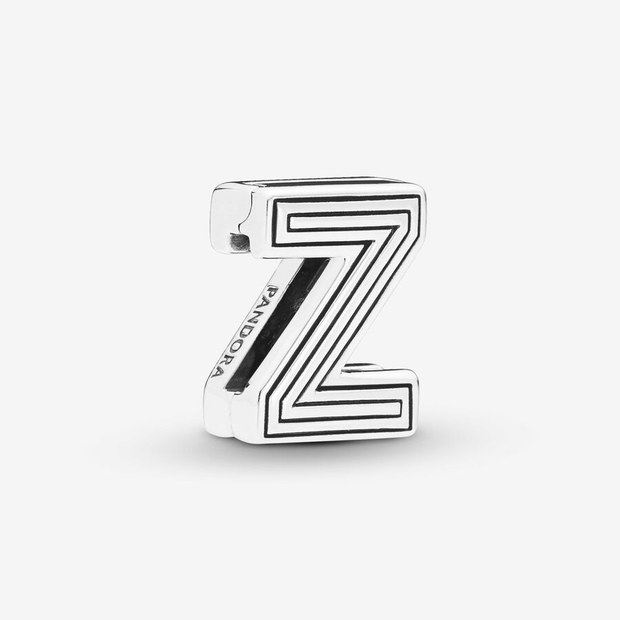 Pandora Reflexions letter Z silver clip charm image number 0