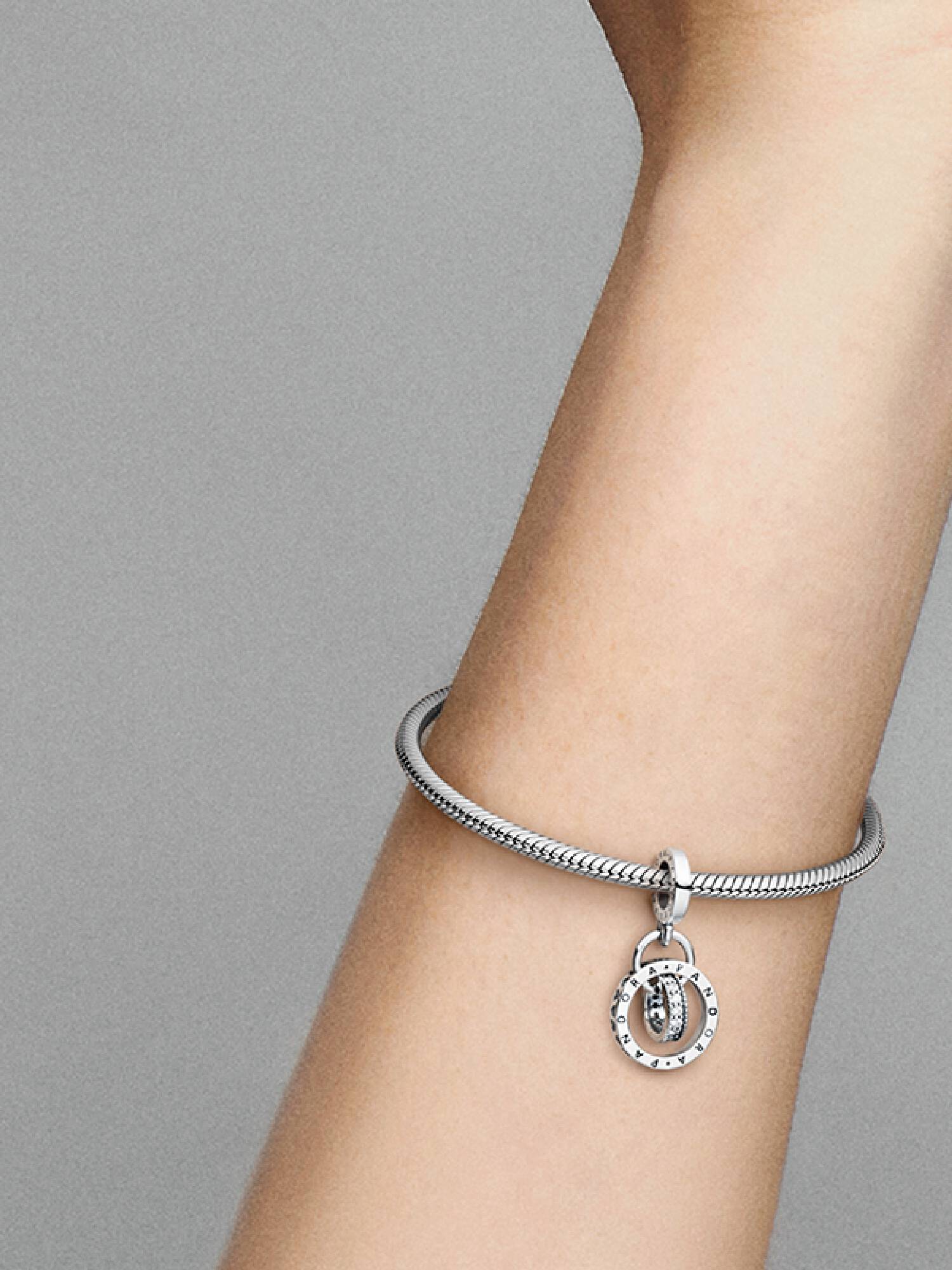 Pandora Logo Circles Dangle Charm