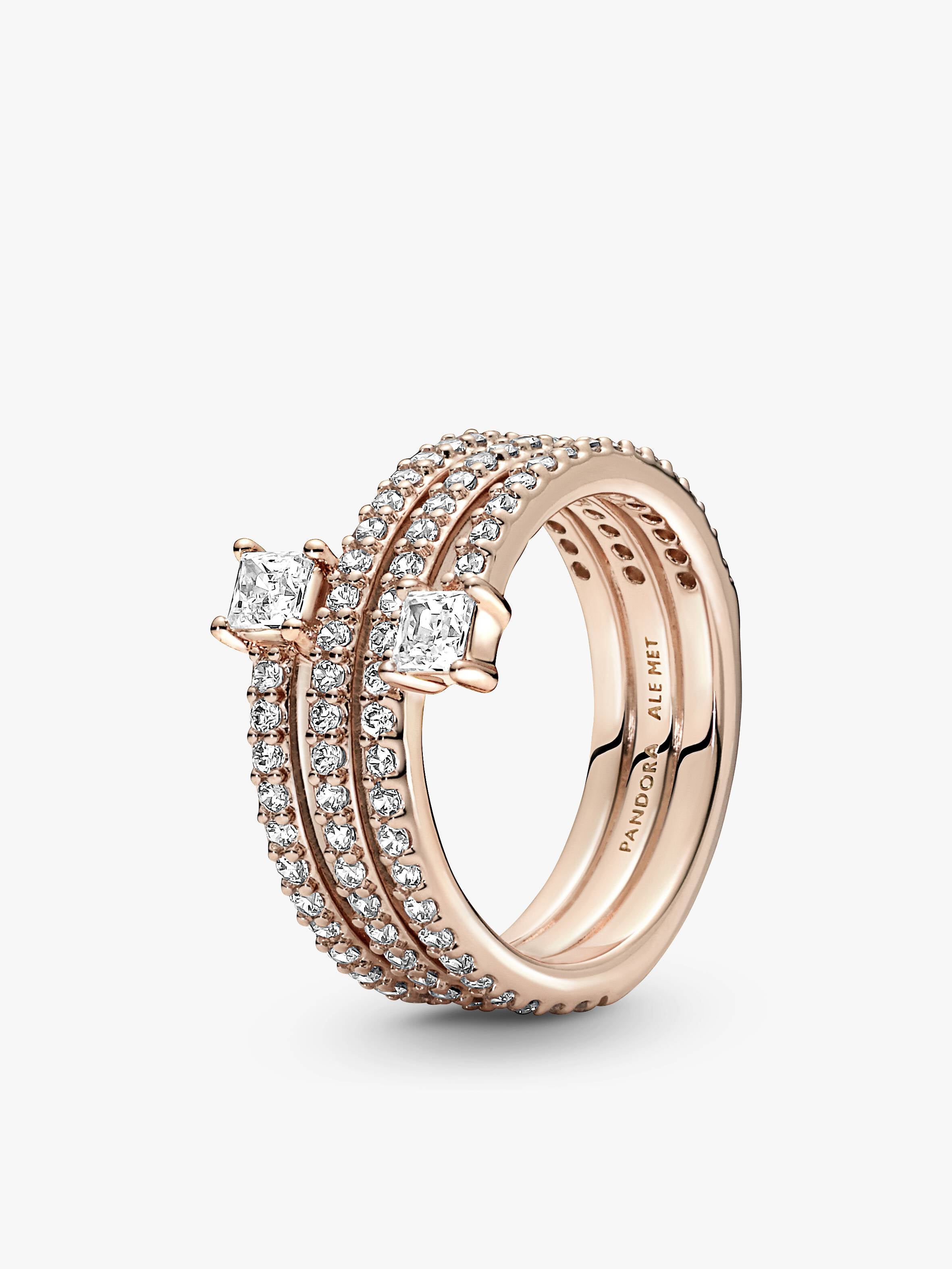 Triple Spiral Ring