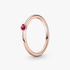 Red Solitaire Ring Red Solitaire Ring