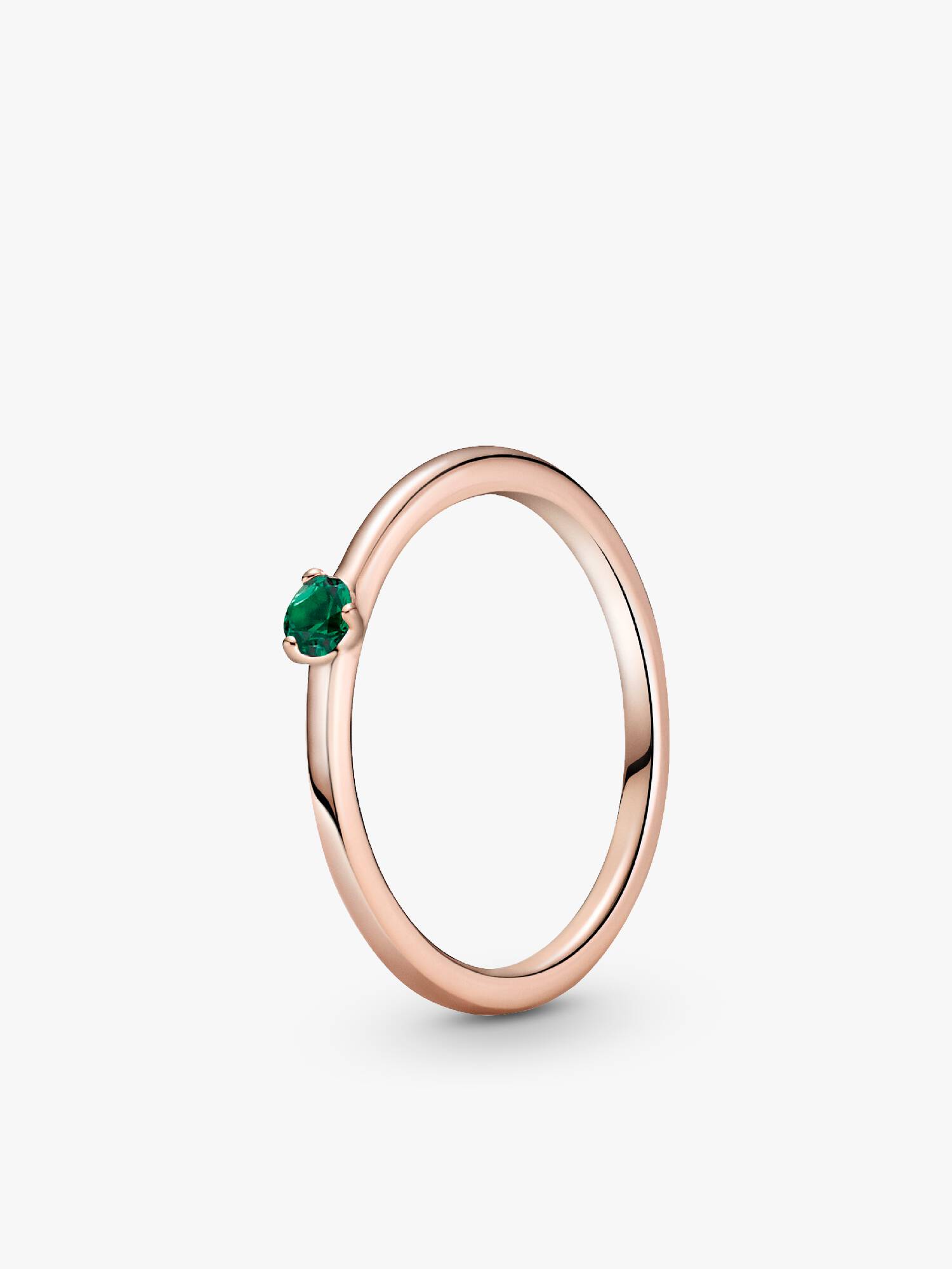 Green Solitaire Ring