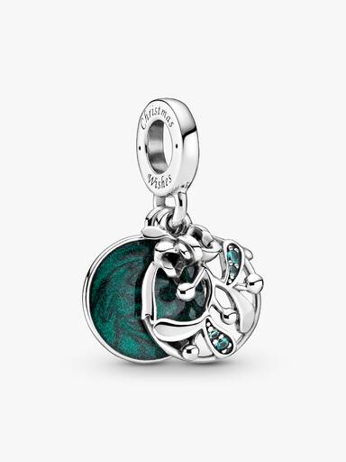 Christmas Mistletoe Dangle Charm