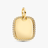 Engravable Square Tag Pendant Engravable Square Tag Pendant