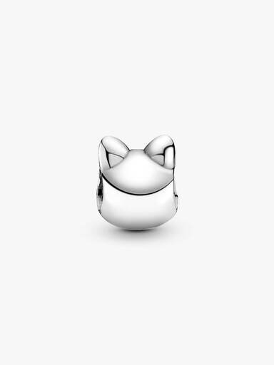 Cat silver charm