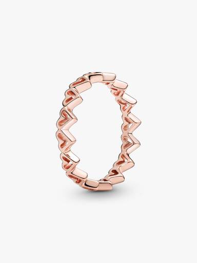 Freehand Hearts Ring