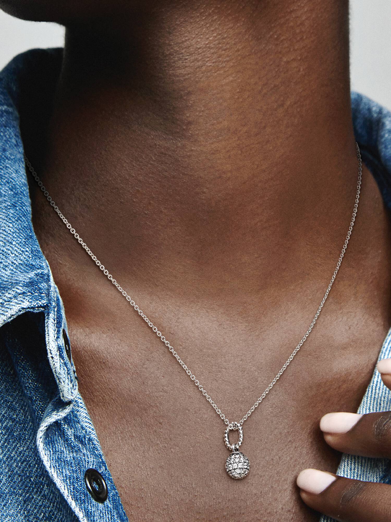 Pavé Ball Pendant