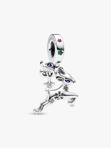 Magical Christmas Reindeer Dangle Charm