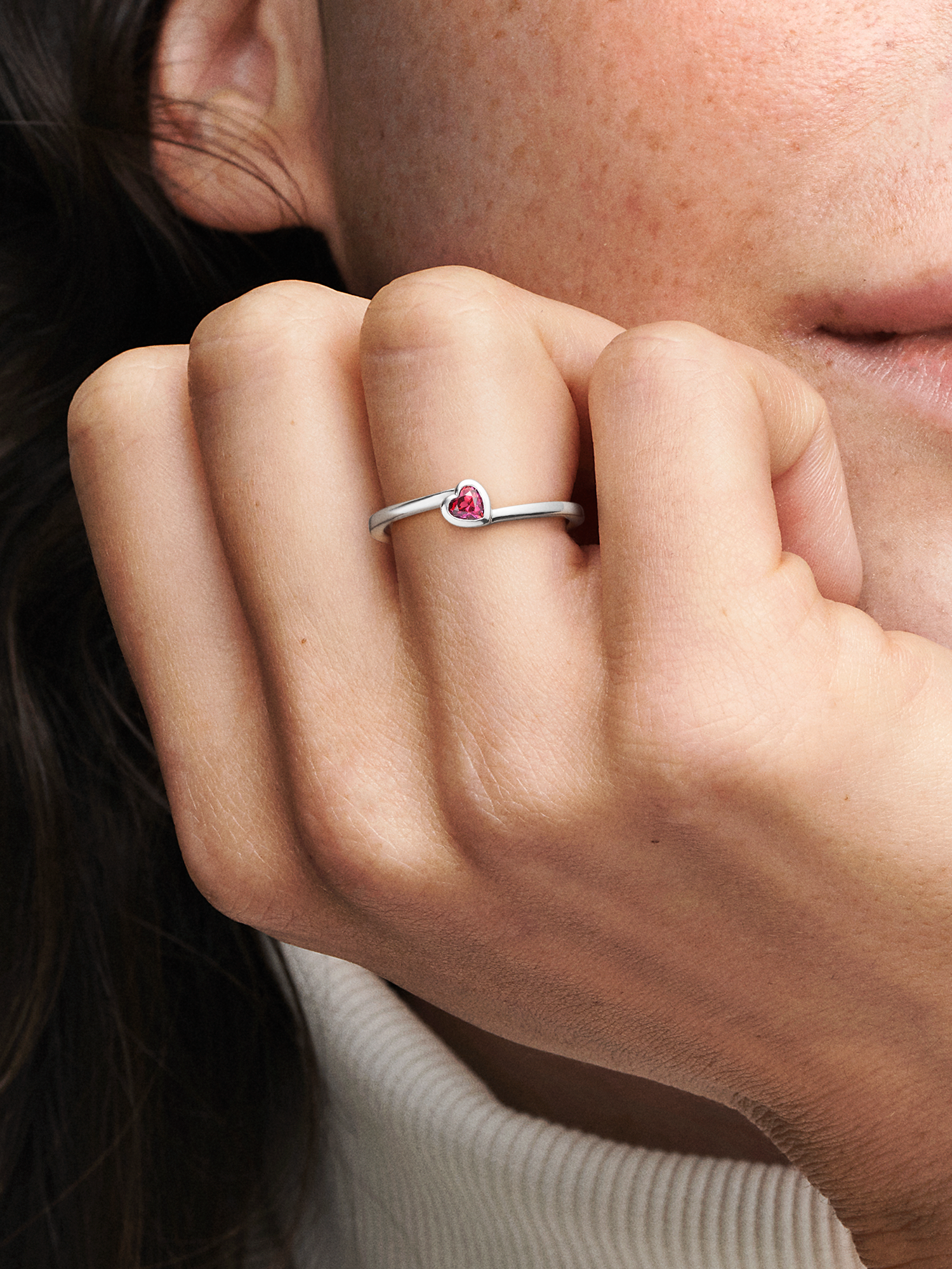 ユウシ 着用】PANDORA Heart Solitaire Ring リング PANDORA パンドラ