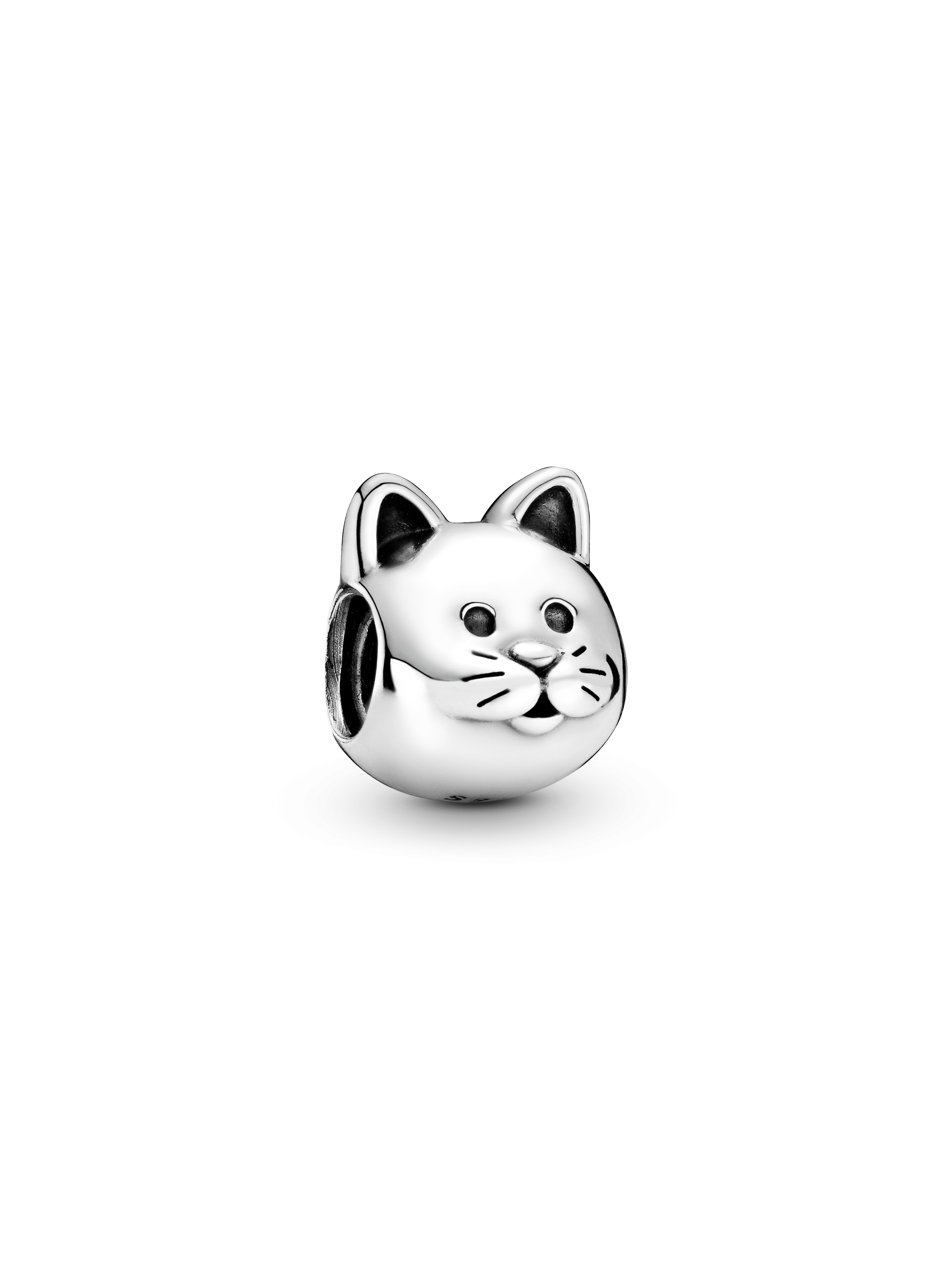 Cat silver charm | Sterling silver | Pandora ZA