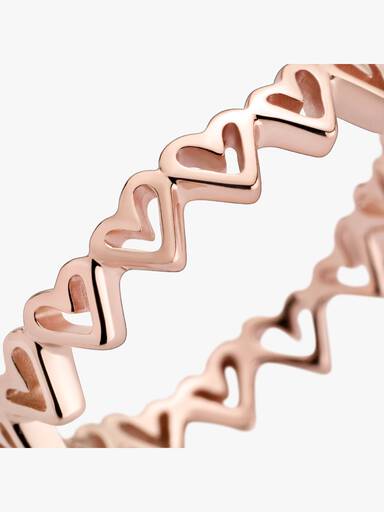 Freehand Hearts Ring