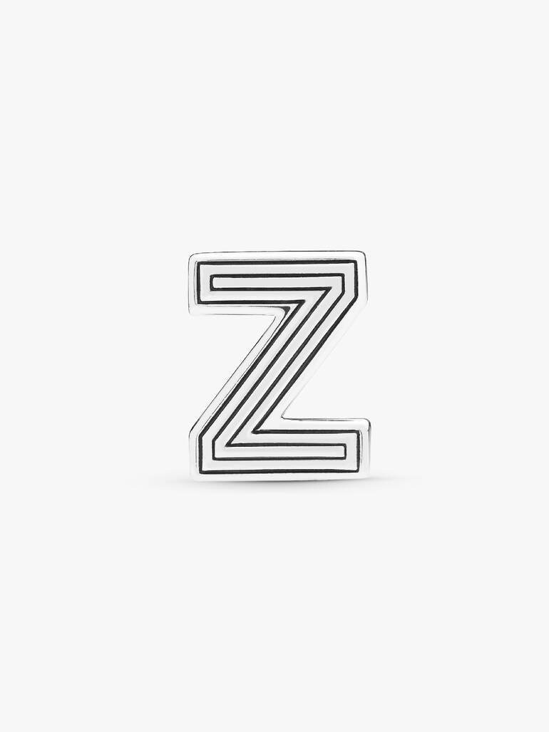 Pandora Reflexions letter Z silver clip charm