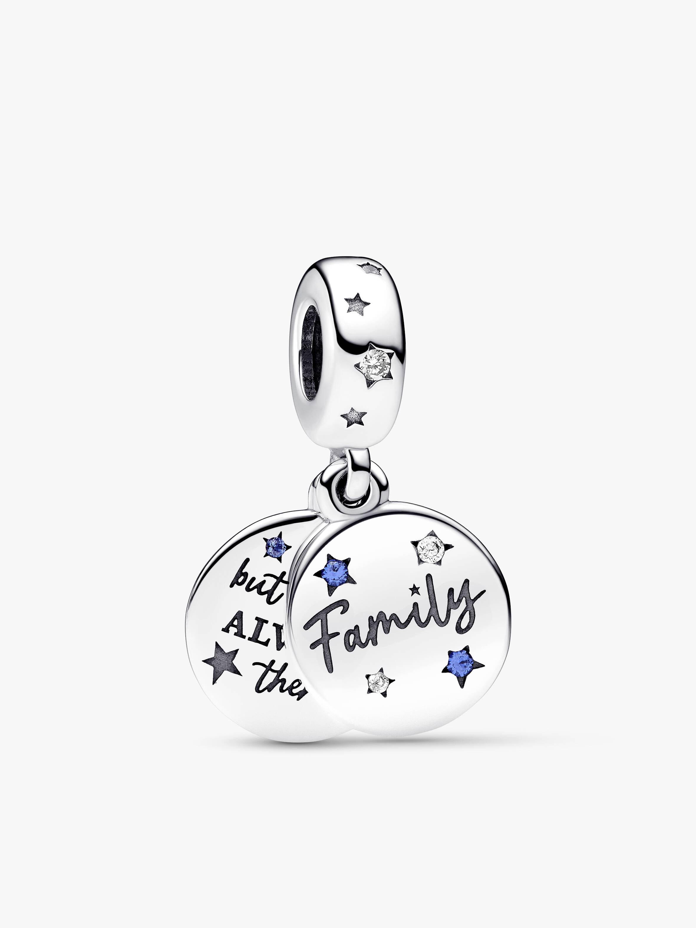 Family Love Double Dangle Charm