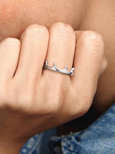 Polished Crown Ring