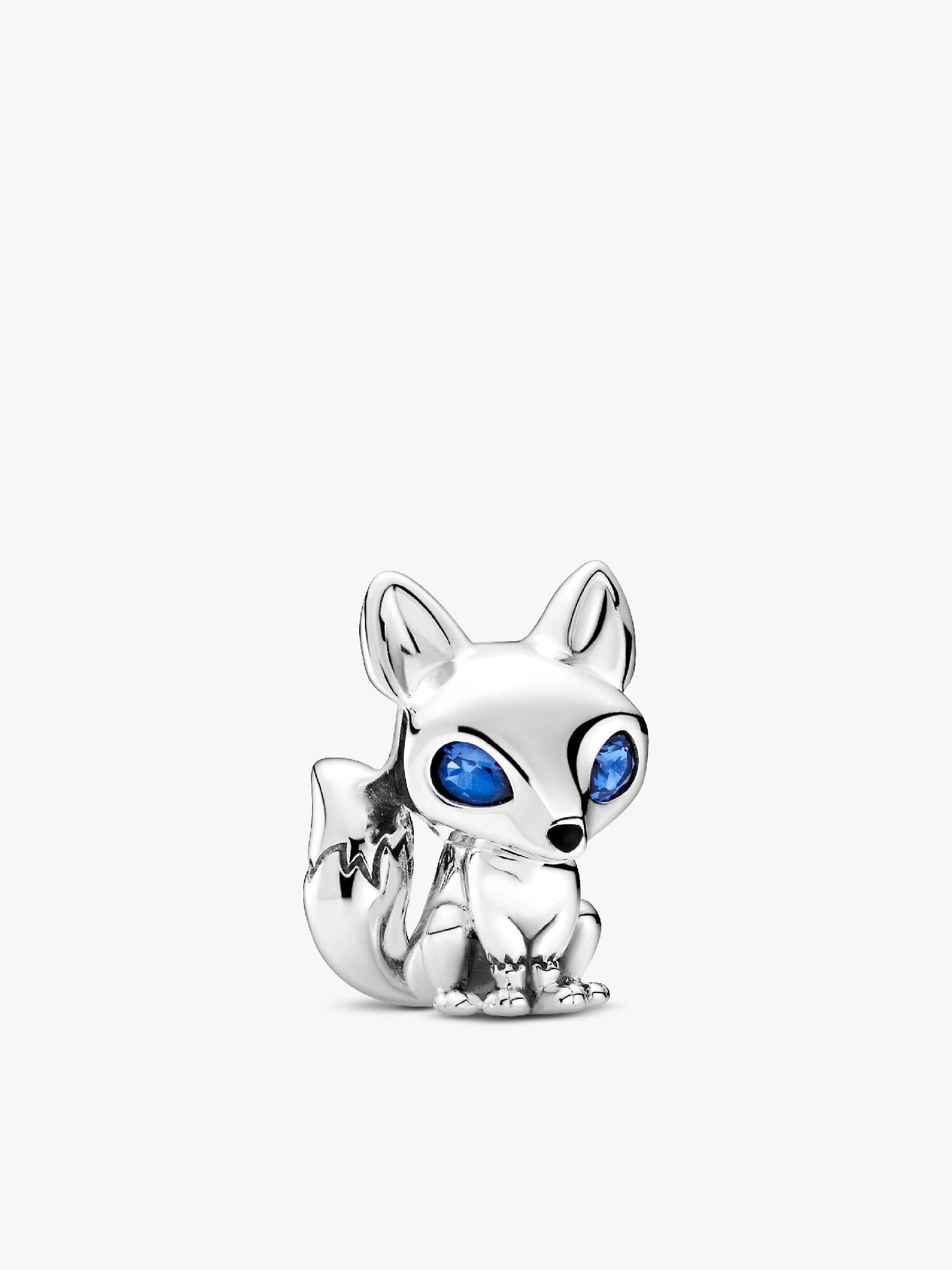 Blue-Eyed Fox Charm