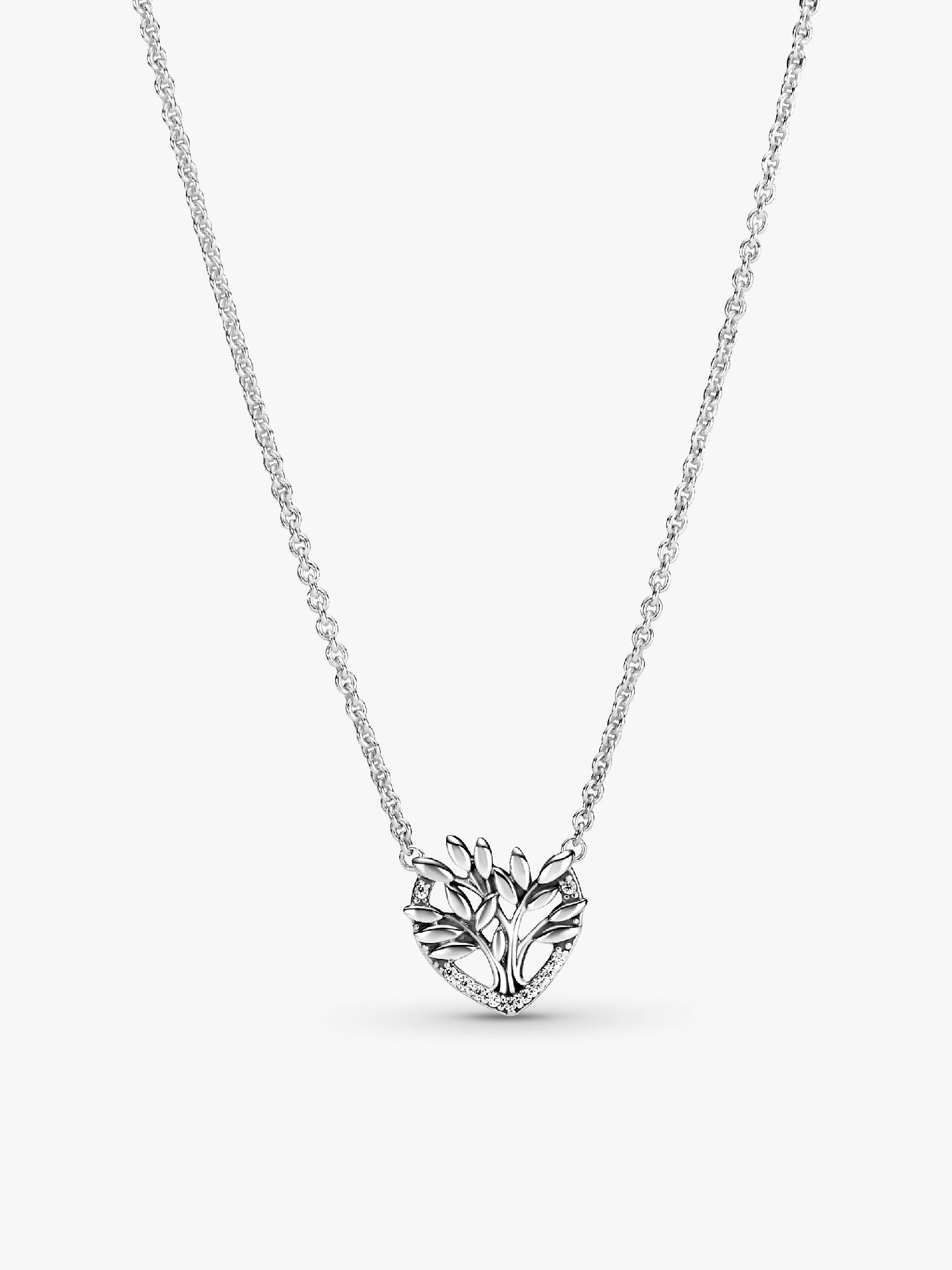 Heart Family Tree Collier Necklace