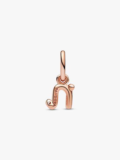 Letter n Script Alphabet Dangle Charm