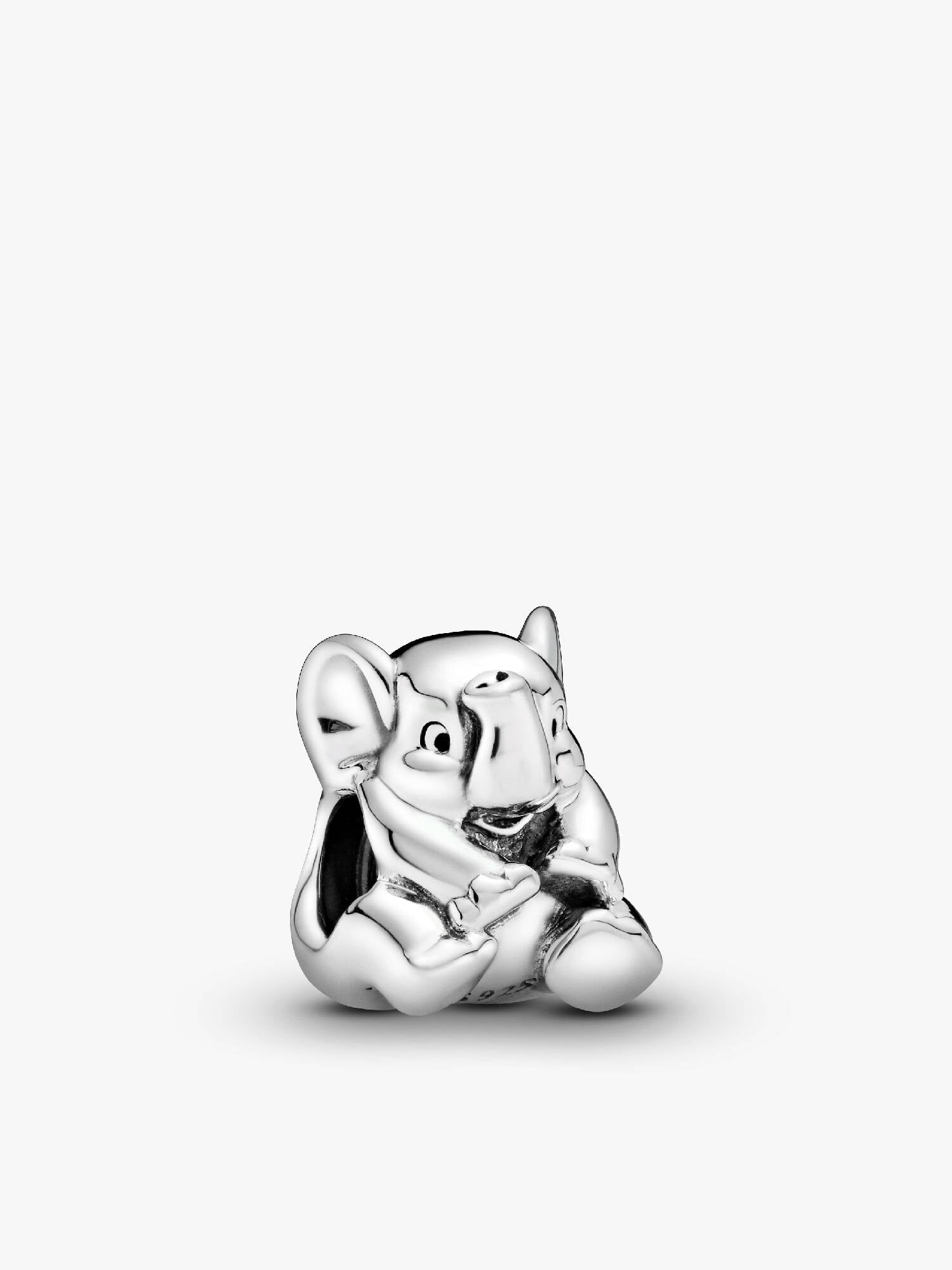 Elephant silver charm