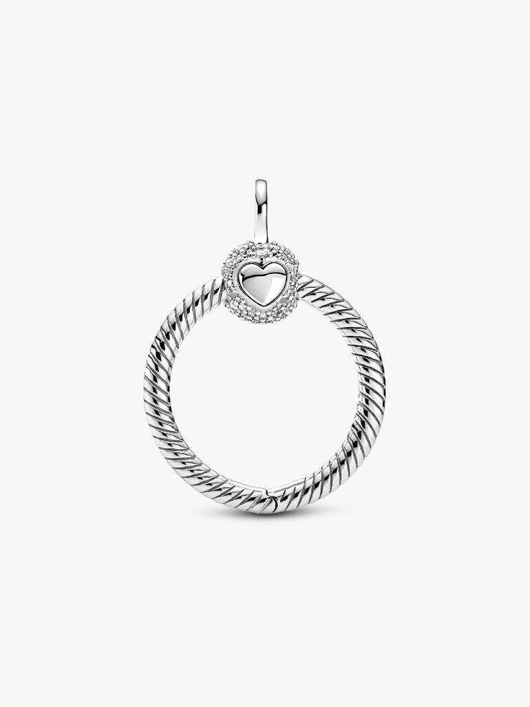 Pandora Moments Small Pavé O Pendant