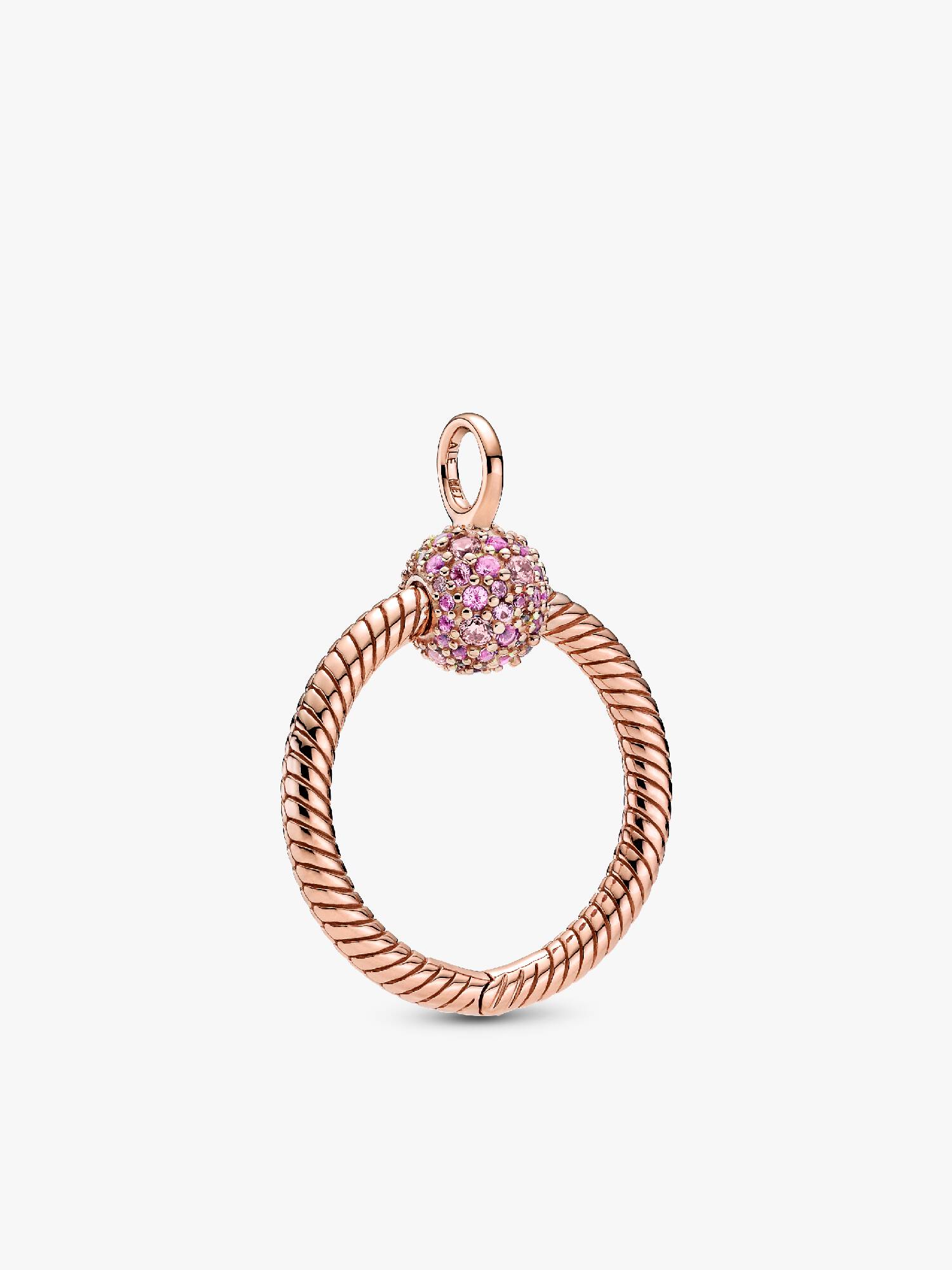 Pandora Moments Small Pavé O Pendant