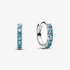 Light Blue Huggie Earrings Light Blue Huggie Earrings