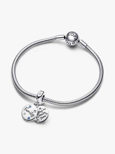 Family Love Double Dangle Charm