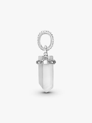 White Amulet Pendant