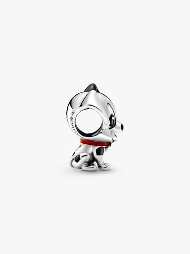 Disney Patch sterling silver charm with black and red enamel