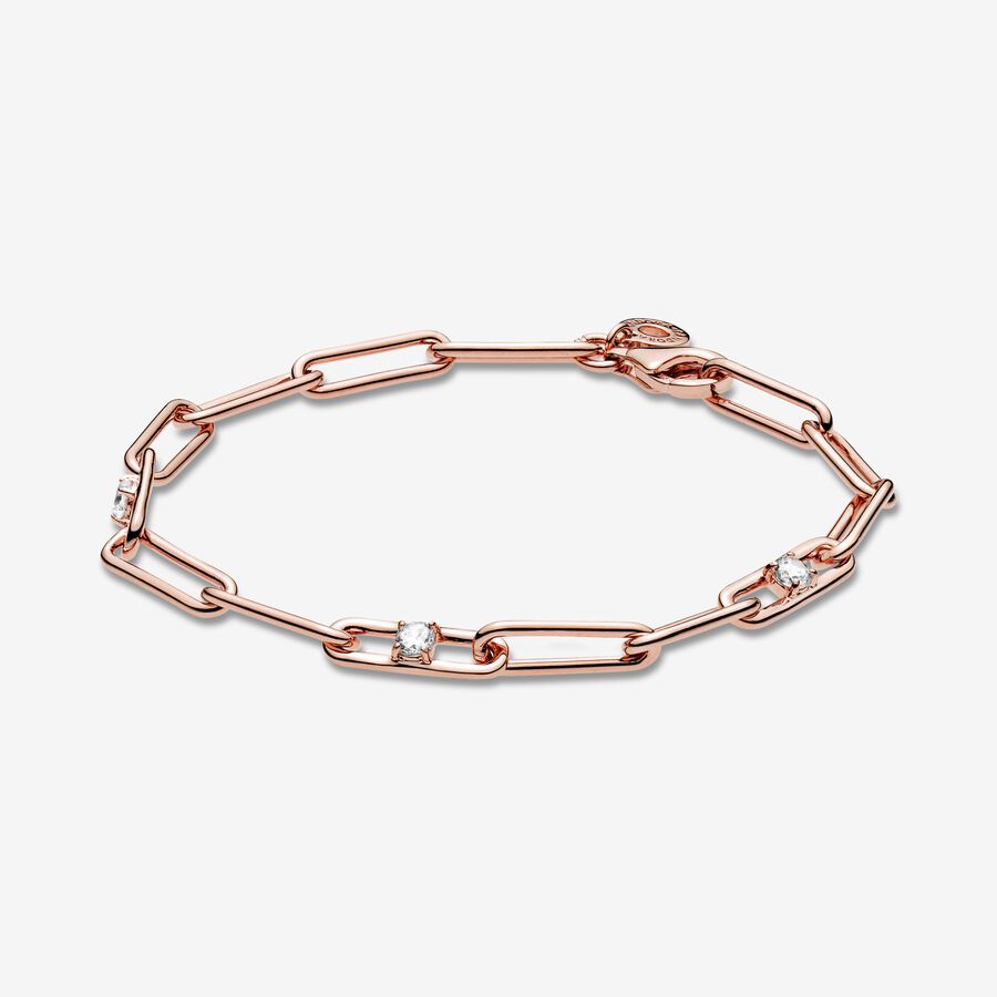 Link Chain & Stones Bracelet image number 0